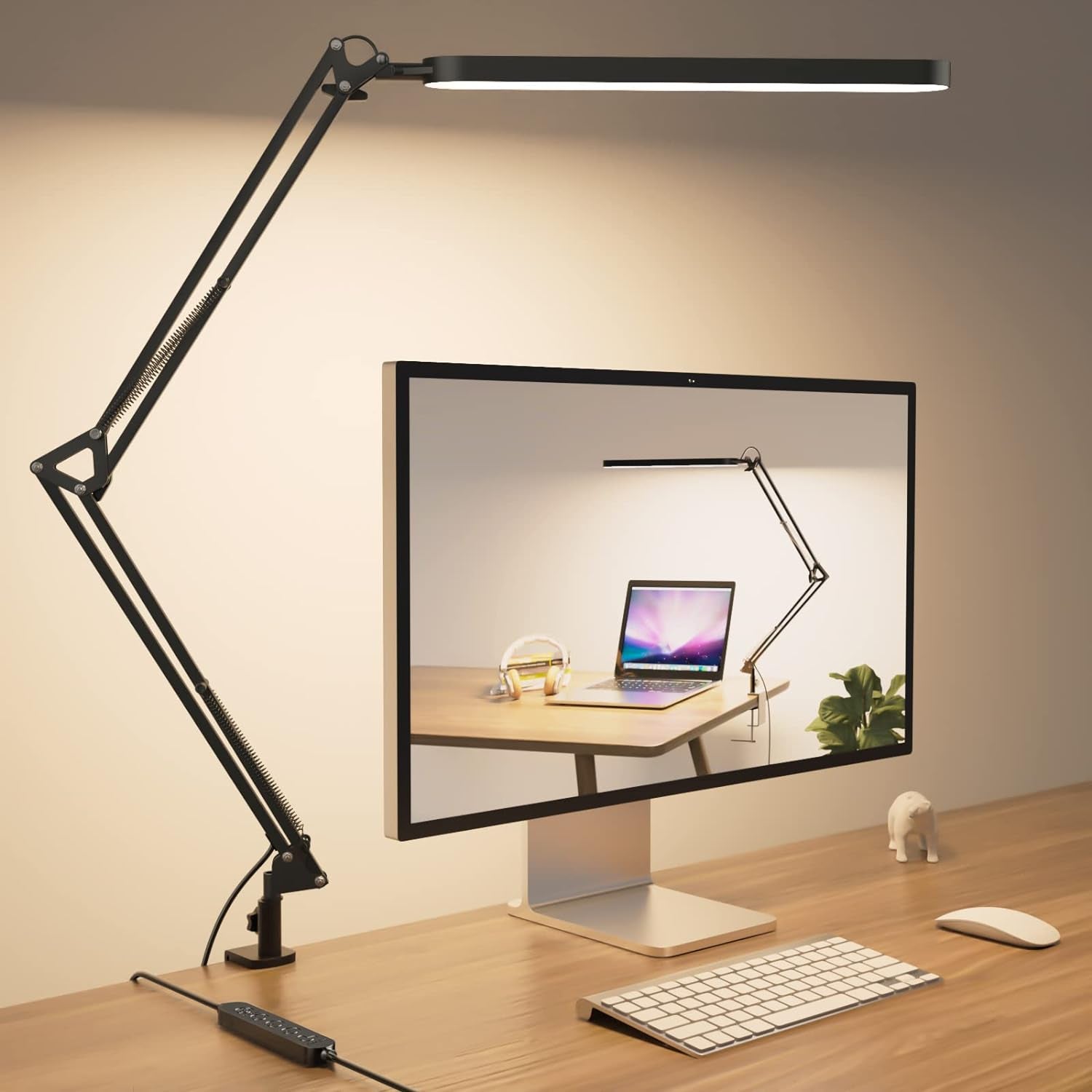 Led Desk Lamp - Desk Light for 31.5" Tall - 5 Color Modes X 11 Brightness Levels