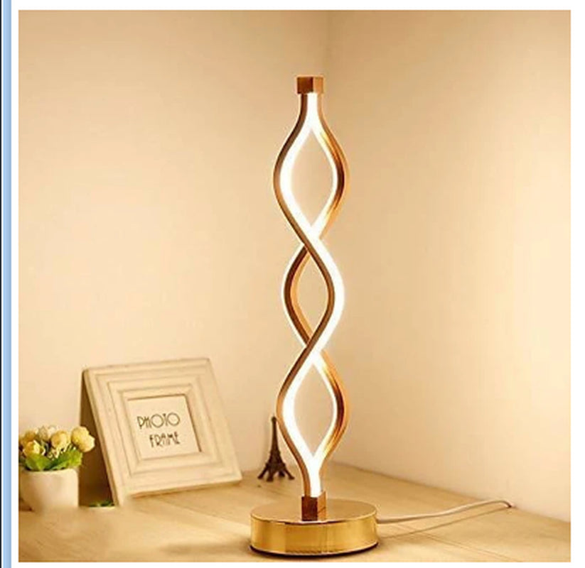 Wave Type LED Desk Lamp Plug-In Three-Color Temperature Desk Lamp